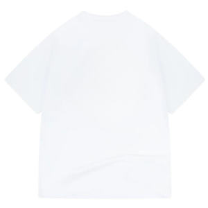 T-shirt en coton oversize pour homme, logo minimaliste sur la poitrine, streetwear, manches courtes, décontracté, mode, vente en gros, OEM, usine personnalisée - Product Image 2