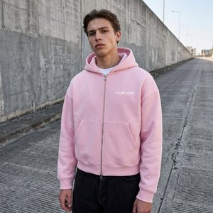 Sudadera con Capucha Oversize Personalizada al por Mayor, 500GSM, Felpa Francesa, Doble Cremallera, Estampado Digital, Corte Holgado, Ropa Urbana Streetwear - Product Image 3