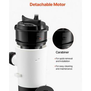 Pompa Aeratore Livewell per Yacht 12V 800 GPH con Motore Rimovibile, Pompe per Vasca Esche a 90 Gradi con Resistenza alla Corrosione per Barche - Product Image 6