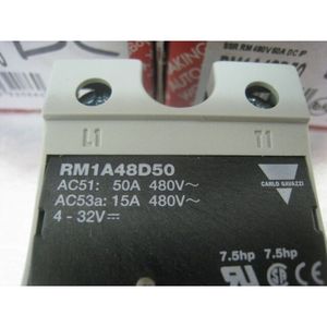 5 ชิ้นใหม่ Carlo Gavazzi RM1A48D50, SSR RM 480V 50A DC IP - อุปกรณ์และอะไหล่เซมิคอนดักเตอร์ระดับโลกที่เชื่อถือได้ - Product Image 3