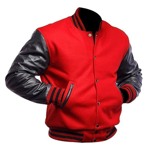 OEM High Quality Unisex Wool Chenille Baseball Varsity <b>Jackets</b> Double Breasted <b>Winter</b> Hooded Thick <b>Waterproof</b> Hot Selling - Product Image 4