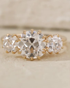 Anillo de Compromiso para Hombre de Oro de 14K con Certificado IGI, Diamante Cultivado en Laboratorio CVD VVS DEF, Todas las Formas de Corte, Anillo de Boda Personalizado - Product Image 1