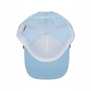 Casquette de golf respirante en polyester, protection UV, casquette de baseball, vêtements de sport performants, broderie personnalisée en gros, casquette texturée - Product Image 4