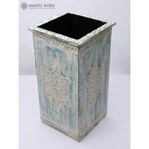 Jardinière en bois design de 15 pouces pour décor d'autel à la maison - Product Image 2