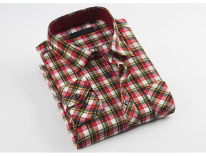 Long Sleeve Plaid <b>Flannel</b> <b>Shirts</b> for <b>Men</b> Custom 100% Cotton <b>Mens</b> Heavy Weight Brushed Wholesale <b>Flannel</b> <b>Shirt</b> - Product Image 1