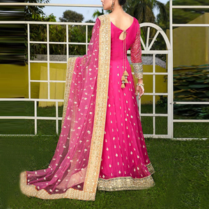 Broderie personnalisée, meilleure qualité en gros, robe de soirée, robe de mariage ou robe décontractée pour femmes / Nouvelles conceptions de robes pour femmes - Product Image 2