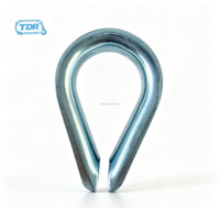 Vente en gros usine Hebei G411 Poulie de câble de type US en acier au carbone galvanisé robuste, protecteur de câble de gréement, plusieurs tailles