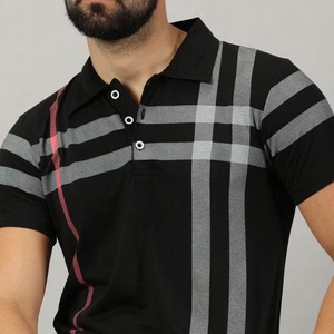 เสื้อเจอร์ซีย์สีพื้นแบบพรีเมียมสั่งทำพิเศษสำหรับผู้ชาย - เสื้อคลุมแขนสั้นใส่สบายระบายอากาศได้ดี - Product Image 4