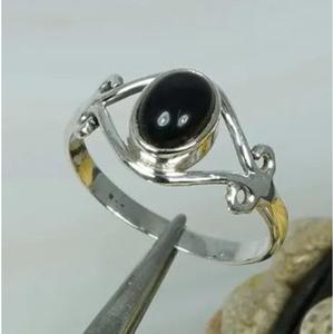 Oval Cut <b>Garnet</b> 925 Sterling <b>Silver</b> <b>Ring</b> Bezel Setting Minimalist Women's Gemstone <b>Ring</b> Engagement Fine Jewelry - Product Image 4