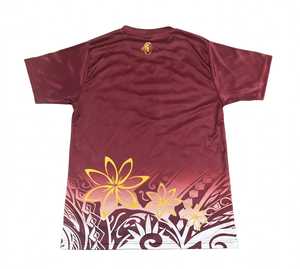 Custom Sublimation <b>Camouflage</b> Front Logo Unisex <b>T</b> <b>Shirt</b> Maroon Polyester Short Sleeve Breathable Hunting Wear - Product Image 6