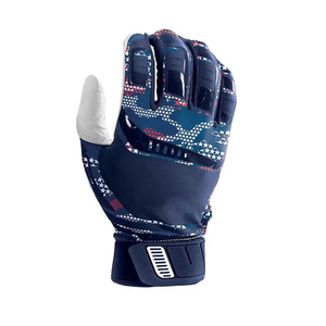 Digital Long Cuff Genuine Leather Baseball Batting Gloves Professional Youth Men Custom Logo Design Baseball Softball Gloves - Product Image 4