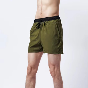 กางเกงขาสั้นชายคุณภาพดีสำหรับฤดูร้อน สีพื้น แบบสั่งทำได้ กางเกงชายหาด กางเกงว่ายน้ำ แห้งเร็ว สำหรับผู้ชาย - Product Image 2