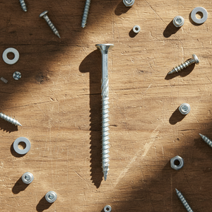 Vis à tête fraisée à filetage grossier en acier au carbone nickelé, oxyde noir, à entraînement Torx, métrique et impérial, classe 4.8 6.8, qualité industrielle - Product Image 1