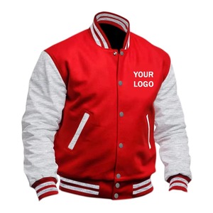 Chaqueta Bomber Personalizada Tipo Letterman Unisex con Logotipo Bordado en la Parte Delantera, Chaqueta Universitaria de Béisbol Resistente al Viento, Fabricante de Ropa al por Mayor OEM ODM - Product Image 2