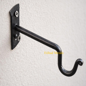 <b>Hand</b> Forged Wall Hook Handmade Rustic Wall Hook Metal Single Hook <b>Hand</b> Forged Wall Hook <b>Cast</b> Iron Wall Hooks - Product Image 2