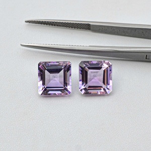 10mm AAA Grade Naturel Rose Améthyste Carré Octogone Asscher Cut Pierres Précieuses À Facettes En Gros Inde Fabricant - Product Image 1