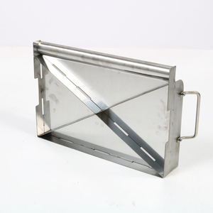 Plaque de cuisson BBQ en métal avec poignées, plaque de cuisson plate pour hamburgers, bacon et viandes - Product Image 3