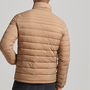 Blouson matelassé léger et personnalisé pour homme, haute qualité, chaud, en duvet, pour l'hiver, design bulle, tissu extérieur, collection 2025 - Product Image 3