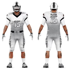 Conjunto de Uniforme de Fútbol Americano Falcons para Hombre, Blanco 15, Sublimado, Transpirable, Jersey de Manga Corta Ajustado y Pantalones, para Todas las Temporadas - Product Image 6