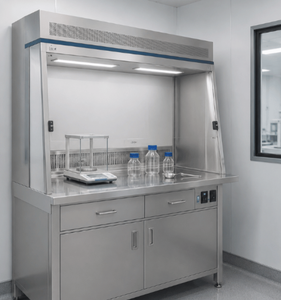 Nouvelle station de travail industrielle en acier inoxydable, poste de travail sans poussière, équipement de nettoyage de laboratoire - Product Image 5