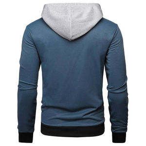 Sudadera con Capucha para Hombre, Oversize, Gruesa, Estilo Urbano, a la Moda, Informal, Cálida, de Algodón, Manga Larga, Cómoda - Product Image 2