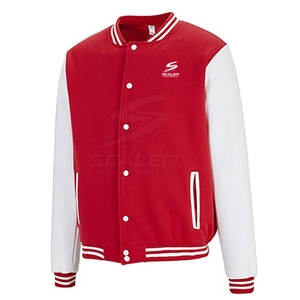 Fashionable Men Varsity Winter Jacket Stand Collar Front Logo Long Sleeves Relaxed Fit Breathable Windproof for Fashion Style - Product Image 2