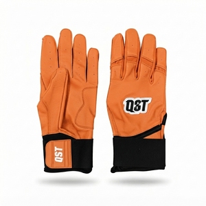 Gants de frappe de baseball en cuir à marque privée, respirants, pour l'entraînement sportif, avec fermeture auto-agrippante pour adultes - Product Image 6