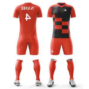 Conjunto Deportivo Personalizado con Cuello en V, Unisex, Multicolor, Impreso, Compresión, Transpirable, para Jóvenes y Niños, Uniforme Personalizable - Product Image 4