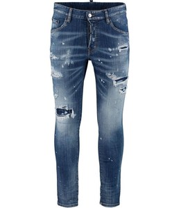 New Men's Overalls <b>Jeans</b> Distressed Washed Stretch <b>Embroidered</b> Denim Autumn Summer Casual Eco-Friendly Mid Waist Vintage - Product Image 1