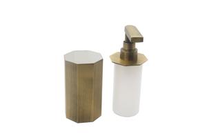 Basic Brass Lotion Dispenser Minimalist <b>Refillable</b> <b>Hand</b> <b>Soap</b> Ideal For Spa Or Salon Sinks For Handwashing And Aesthetic Appeal - Product Image 3