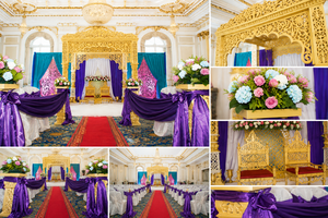 Mandap Dorado para Bodas Indias Jodha Akber, Mandap Moderno Portátil de Fibra de Vidrio para Eventos en Sídney - Product Image 5