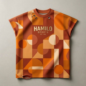 T-shirts de sport pour hommes très demandés avec logo personnalisé en impression numérique, coupe classique, coton, séchage rapide, au meilleur prix - Product Image 2