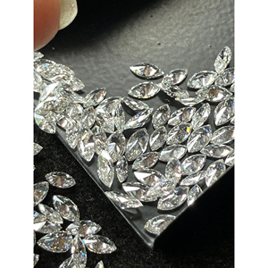 Precio de fábrica al por mayor, diamante cultivado en laboratorio HPHT CVD, talla marquesa 4.20*8.20 MM, 0.5 CT, tamaño DEF/VS, suelto, para la fabricación de joyas. - Product Image 4