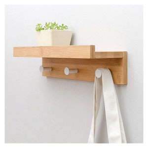 Eco-Certified Bamboo <b>Wall</b> Hook Set | Sustainable Wooden Peg <b>Rails</b> | Wholesale - Product Image 5