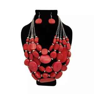 Collier de perles en résine d'ange magnifique, poli à haute brillance, personnalisé, pour femmes, accessoire de mode artisanal de luxe, meilleure qualité - Product Image 4