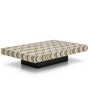 Mesa con Incrustaciones de Hueso de ILAHI, Diseño Moderno con Detalles de Ágata, Almacenamiento Portátil, Muebles para el Hogar - Product Image 5