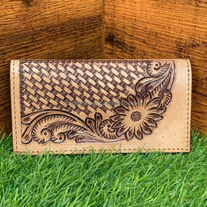 กระเป๋าสตางค์หนังยาวสำหรับผู้ชายลายเครื่องมือจากดีไซเนอร์ชาวตะวันตกสินค้าใหม่ขายดีมีสไตล์มีที่ใส่เงินสดของขวัญสำหรับผู้ชาย - Product Image 3