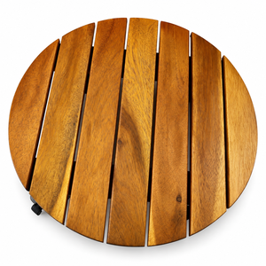 Chariot de transport de plantes vintage en bois d'acacia avec roues, 3 couches de revêtement, capacité 60 kg, pour maison et jardin, vente en gros sur mesure - Product Image 1