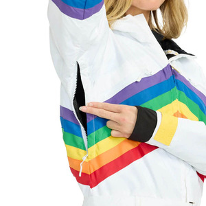 Traje de Esquí Blanco para Mujer 2026, Modelo Sunrise Shredder, Traje de Esquí de Moda para Mujer, Traje de Nieve de una Pieza, Traje de Esquí Personalizado de una Pieza para Mujer - Product Image 3