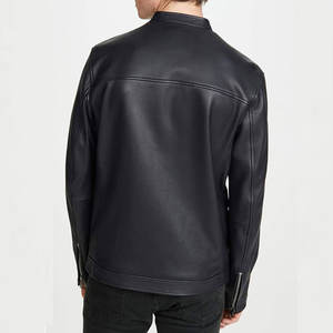 Veste en cuir de qualité supérieure, confortable et respirante, pour homme, idéale pour l'hiver, en vente en ligne. - Product Image 3