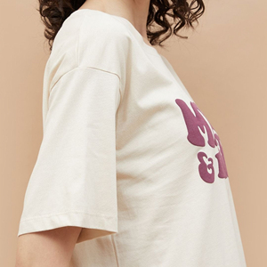 Womens Cotton <b>T</b> <b>Shirt</b> 160 GSM <b>Christmas</b> Holiday Graphic Print Crewneck Retro Short Sleeve Tee Apparel Manufacturer - Product Image 4