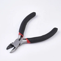 Profesional Stainless Steel Split cincin kawat Crimping bulat rantai hidung dengan pemotong dan sisi pemotong Plier untuk membuat perhiasan