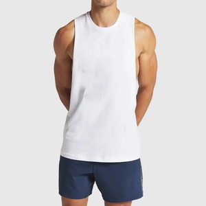 Camiseta sin Mangas para Hombre, Superventas 2026, de la Mejor Calidad, Secado Rápido y Transpirable, Poliéster/Algodón, Precio Bajo, Servicio OEM y Logotipo Personalizado - Product Image 3