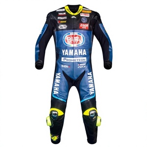 ชุดแข่งรถ Toprak Razgatlioglu WSBK ทำจากหนังวัว/หนังจิงโจ้ สำหรับขี่มอเตอร์ไซค์/จั๊มสูทสำหรับขี่/ชุดหนังมาตรฐาน CE ระดับ 2 - Product Image 1