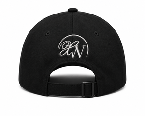 Casquette noire à 6 panneaux avec logo brodé sur le panneau avant, unisexe, décontractée, ajustement réglable, casquette brodée - Product Image 5