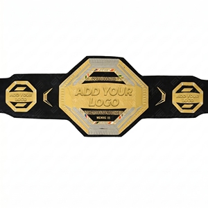 Cinturón de Campeonato UFC Ultimate Fighting Championship Remake UFC Legacy Championship, 2 mm, Zinc, Doble Placa, Adulto, Unisex - Product Image 2