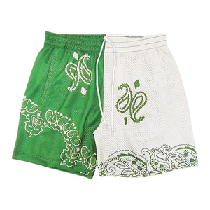 Shorts de basket-ball en mesh pour hommes, séchage rapide, respirants, shorts de sport pour la salle de sport, logo personnalisé, vêtements de sport - Product Image 2