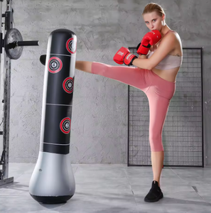 <b>Boxing</b> <b>Punching</b> <b>Bag</b> <b>Boxing</b> Muay Thai Inflatable <b>Boxing</b> <b>Bag</b> Training Pressure Relief Exercise <b>Punching</b> Stand Fitness Equipment - Product Image 2