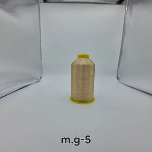 Fil Zari Professionnel Flexible pour Broderie Textile Lisse, Fil Métallique 110D, Haute Uniformité, Haute Résistance à la Traction - Product Image 1