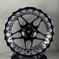 Jantes forgées Beadlock HT 15x10 15x12 17x11 18x12 5x4.75 5x120 pour Corvette Camaro CTS-V – Jantes arrière personnalisées pour la course de dragster